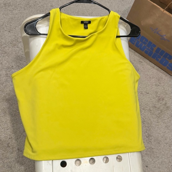 Express Tops - Express Vibrant Yellow Tank Top